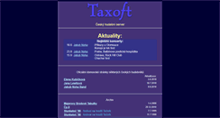 Desktop Screenshot of music.taxoft.cz
